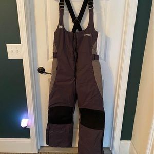 Women’s Clam Ice Fishing Bibs.  Worn once, don’t have a need for them.